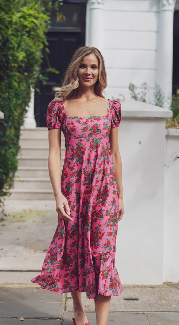 Smith and Quinn Rosalie Dress in Shrub Rose