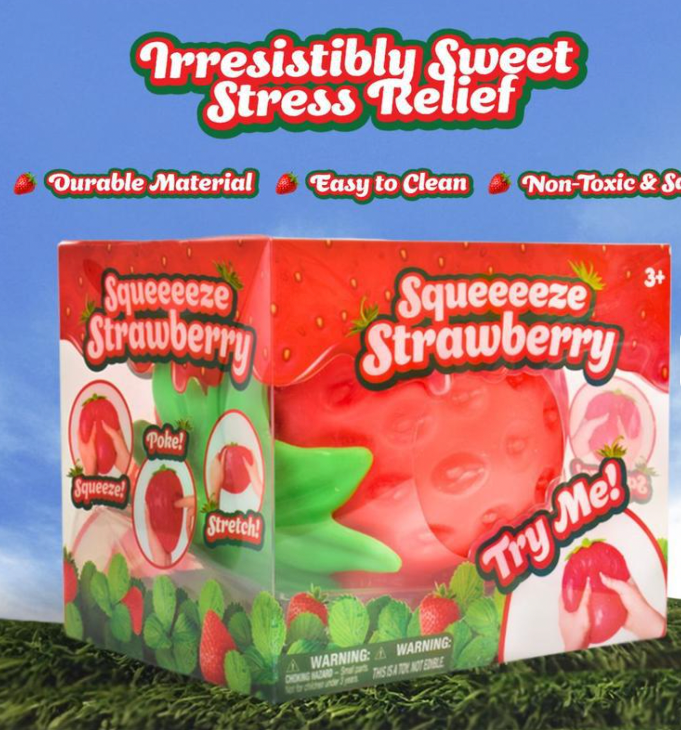 Extra Large Strawberry Squishy (PREORDER)