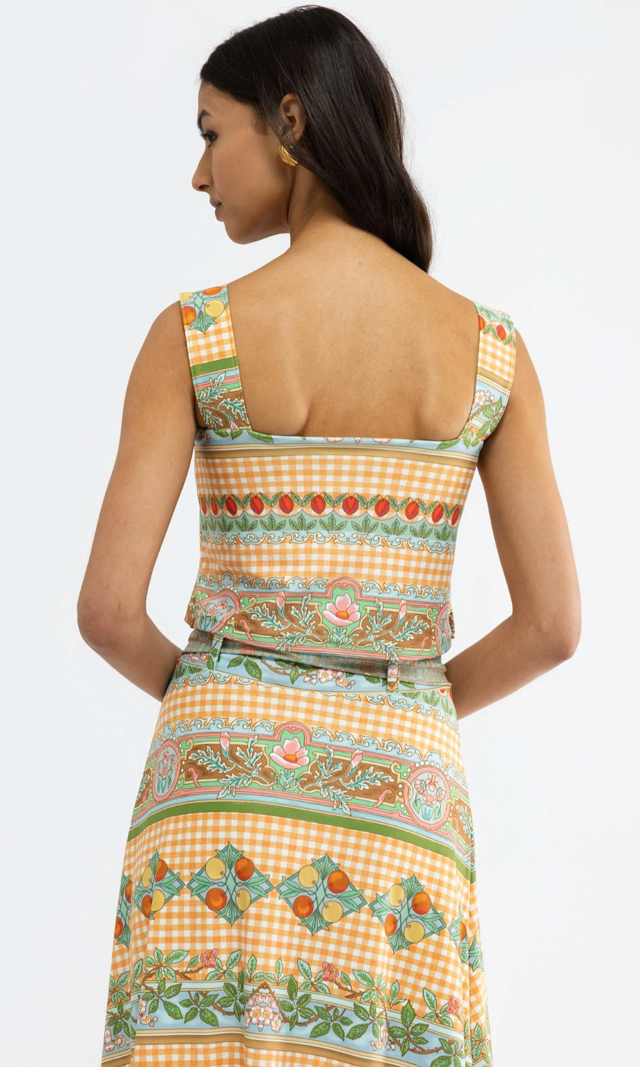 Smith and Quinn Shelly Top- Garden Gingham