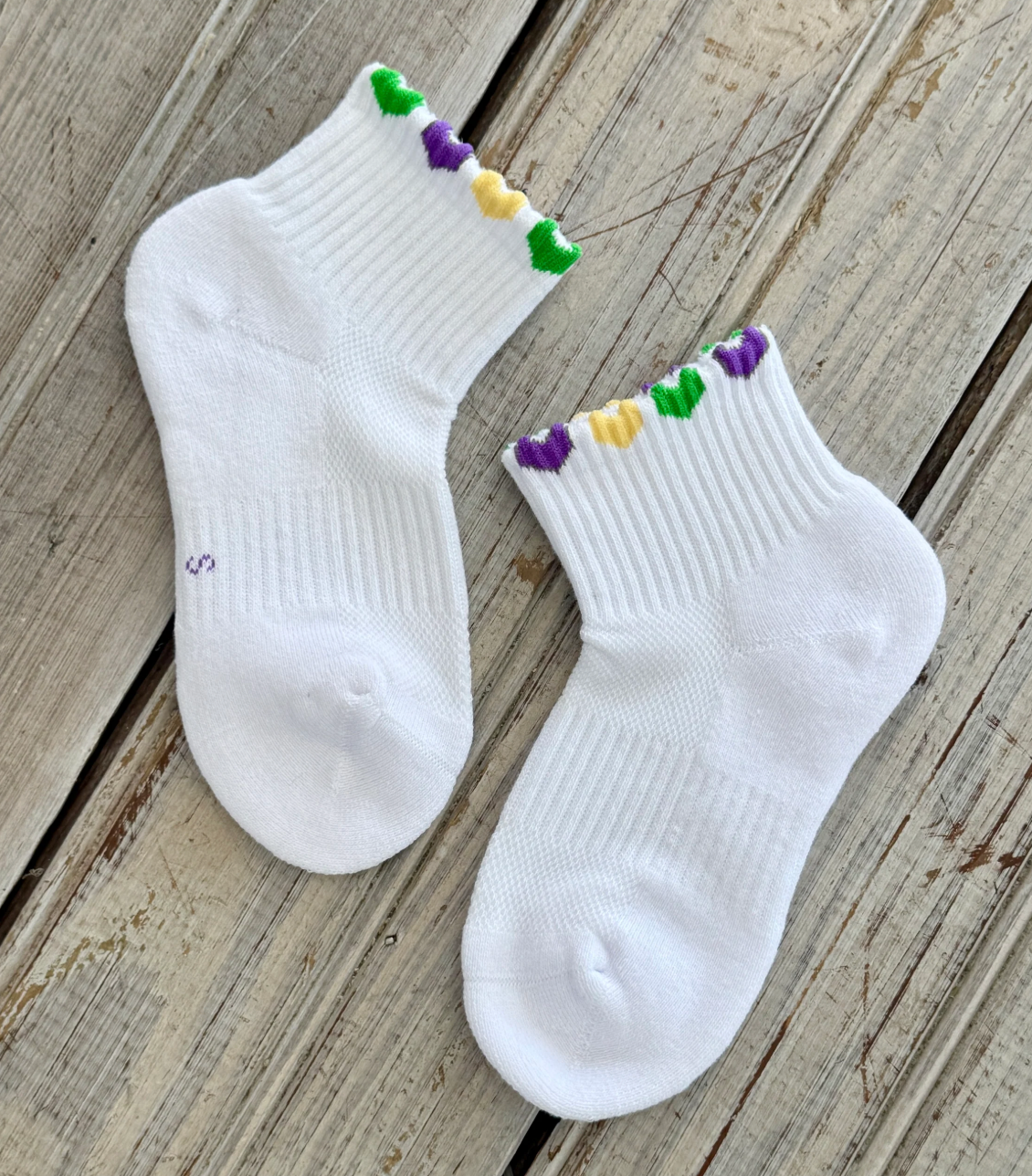 Kids Crew Mardi Socks - Hearts (PREORDER)