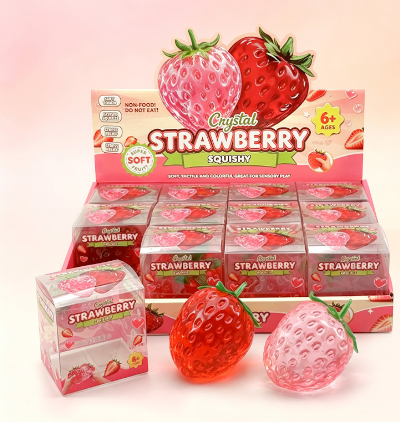 Vaseline Strawberry Squishy (PREORDER)