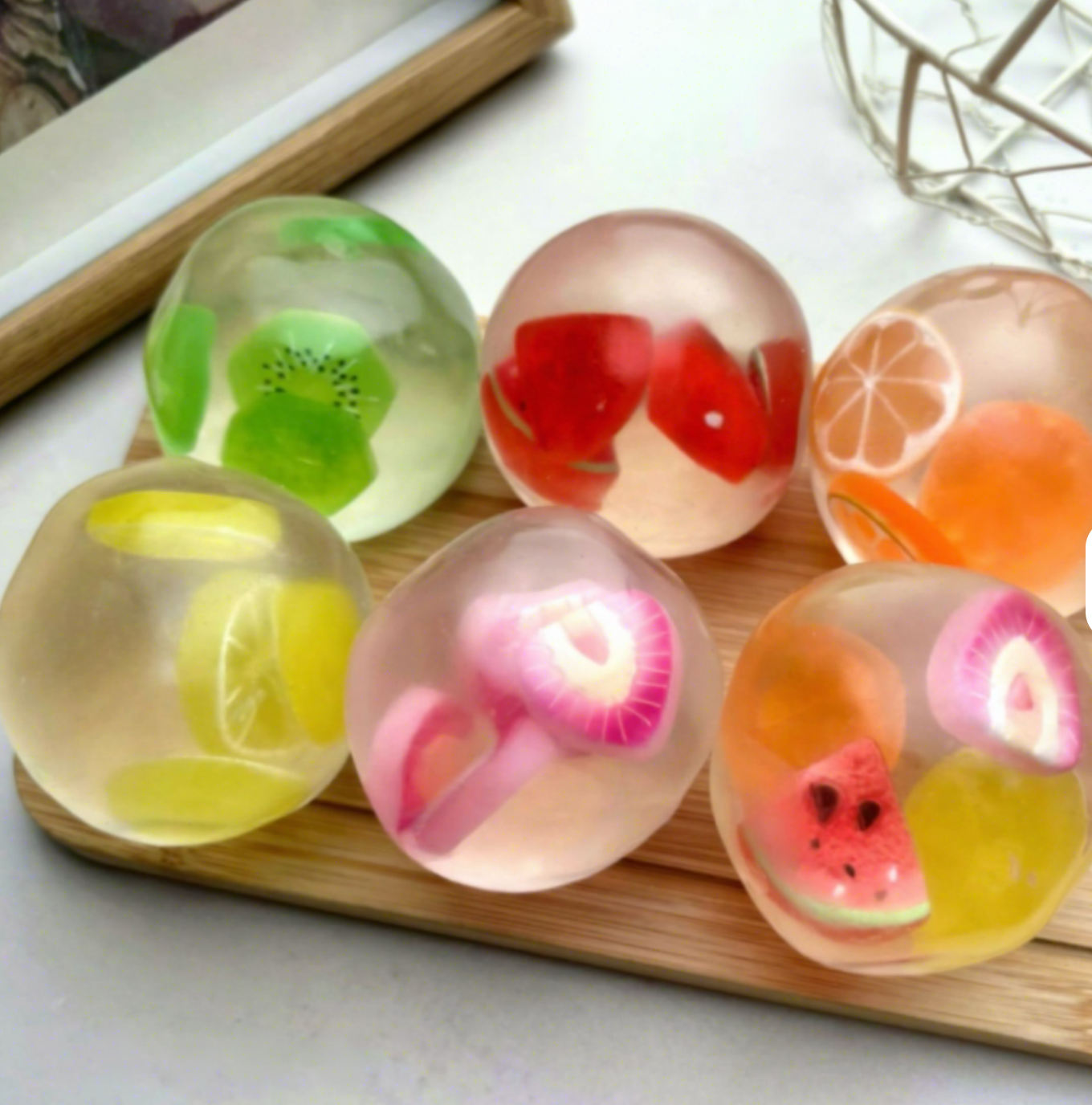 Vaseline Fruit Ball Squishy (PREORDER)