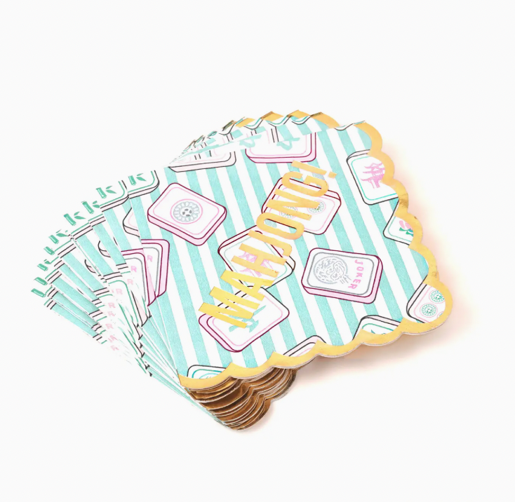 Mahjong Stripe Paper Napkins