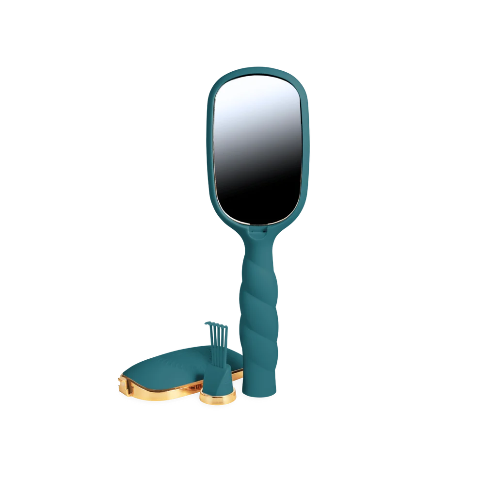 TELETIES: Detangler Hair Brush for Fine Hair - Teal With It