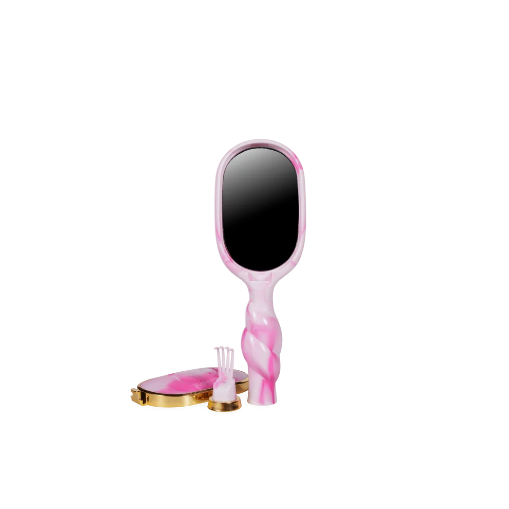 TELETIES: Mini Detangler Hair Brush for Medium Hair - Pinch Me