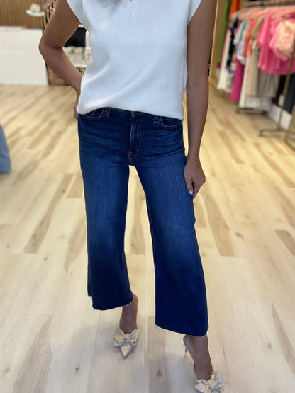 Slim Wide Leg Denim