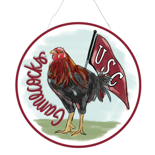 Glory Haus South Carolina Mascot Burlee Door Hanger