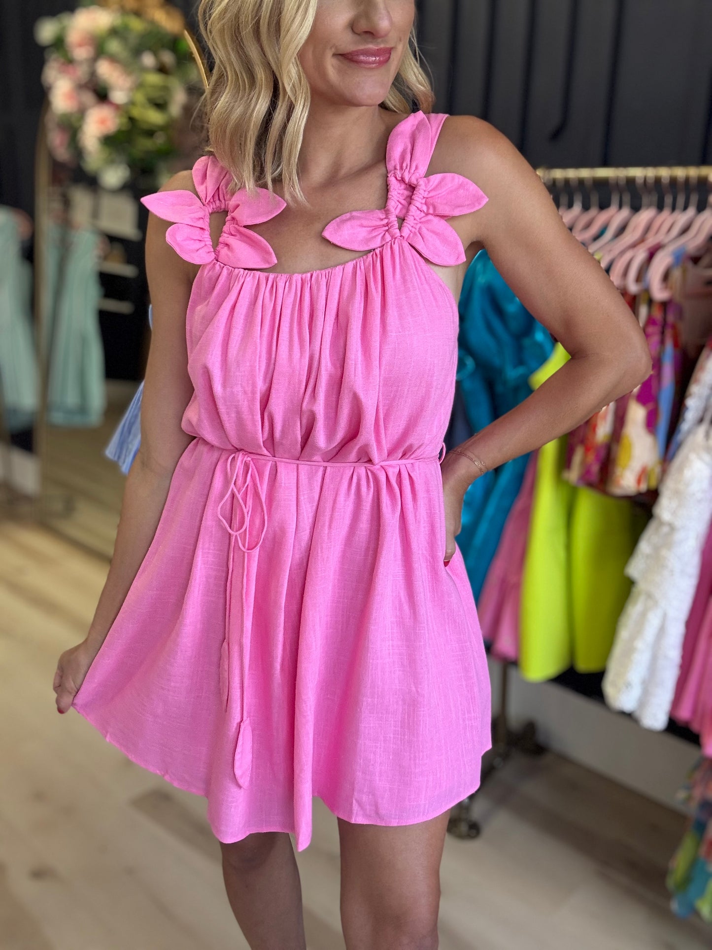Pink Floral Mini