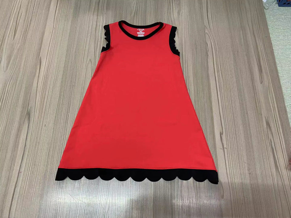 Scallop Detail Dress (multiple colors)