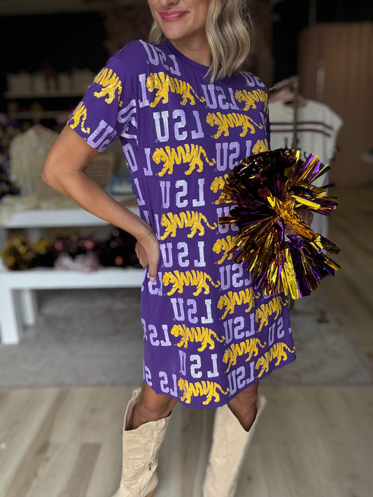 Stewart Simmons Licensed LSU Repeat Dress