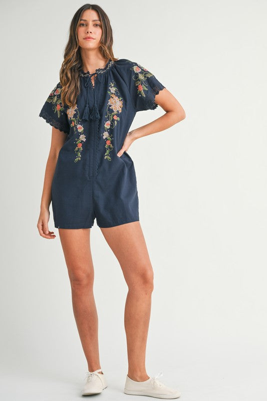 Elizabeth Floral Romper