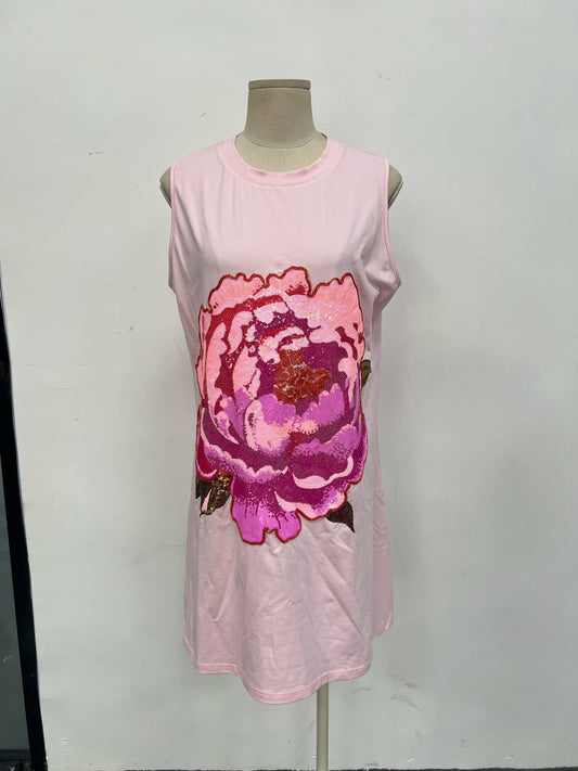 Peony Sequin Dress (preorder) Amor Exclusive