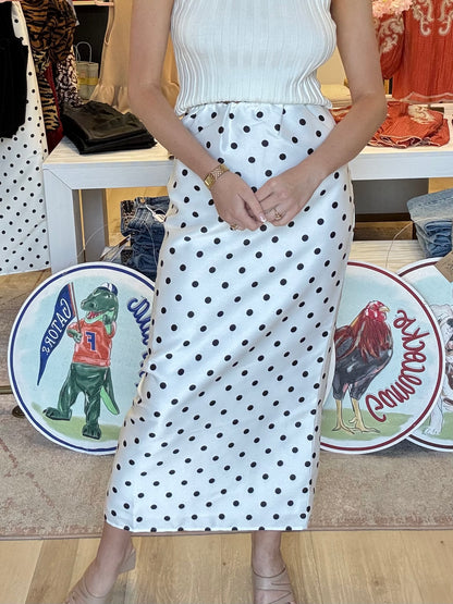 French Connection Polka Dot Maxi Skirt