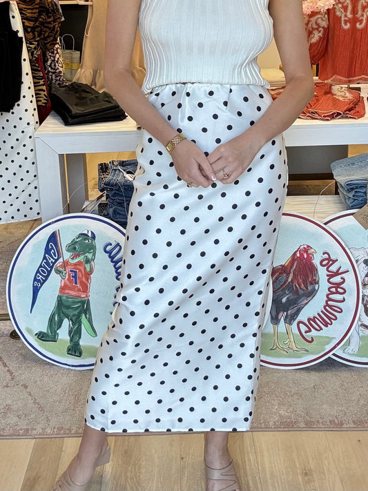 French Connection Polka Dot Maxi Skirt