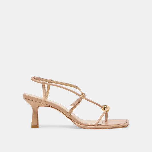Dolce Vita Mylee Heels in Light Tan Leather