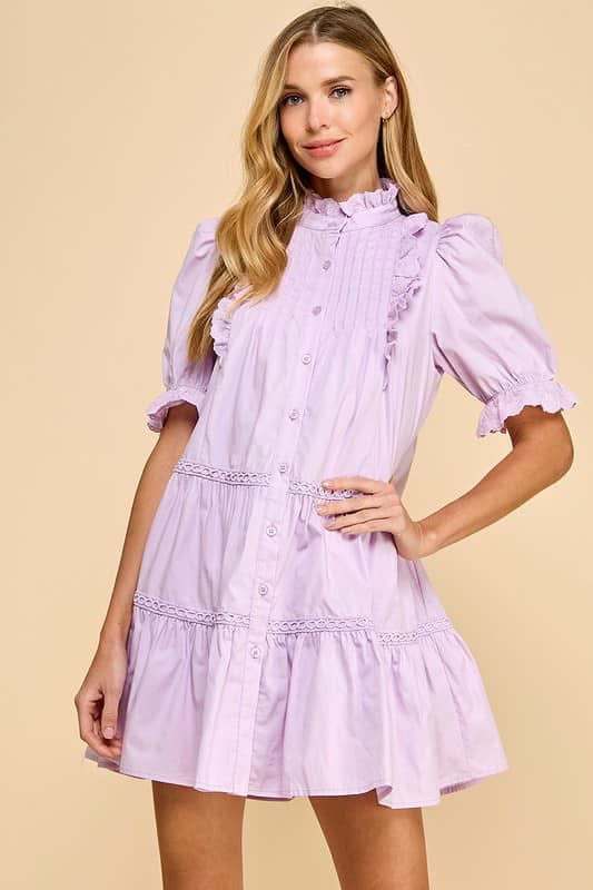 Lavender Shift Dress