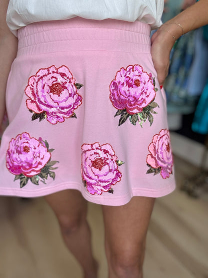 Peony Sequin Skort (preorder) Amor Exclusive