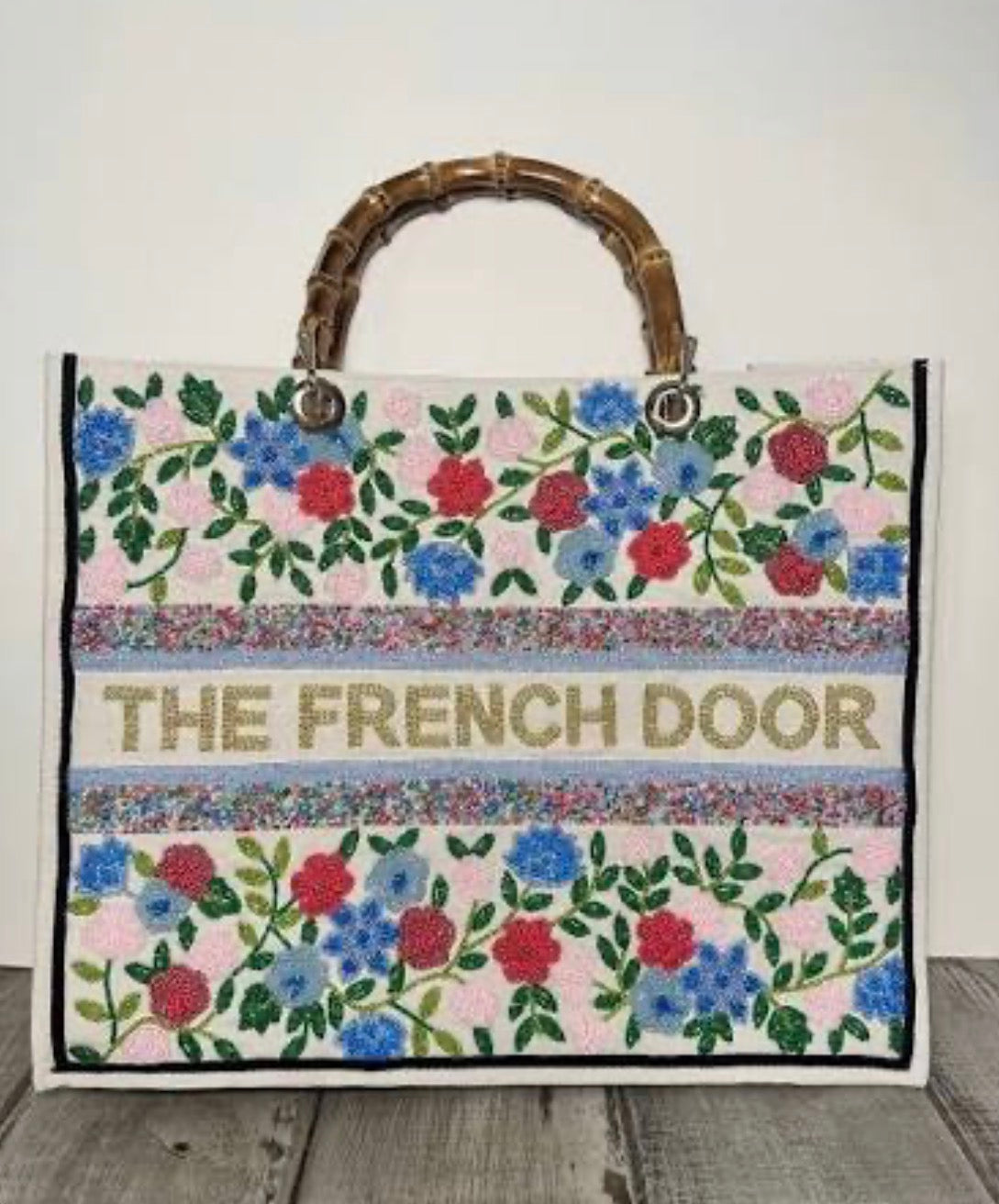 Custom Beaded Tote Bag (PREORDER)