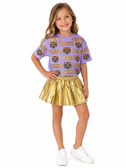 Sequin Tigers Tee (mom + me) PREORDER