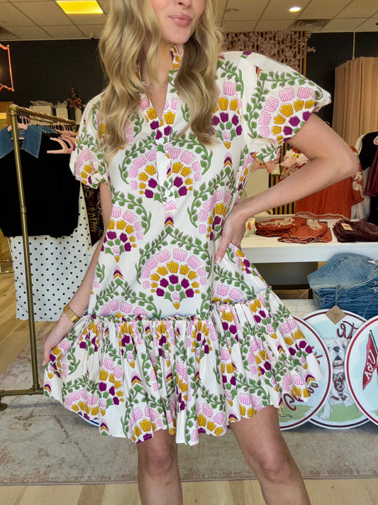 Double A Gia Dress in Botanique