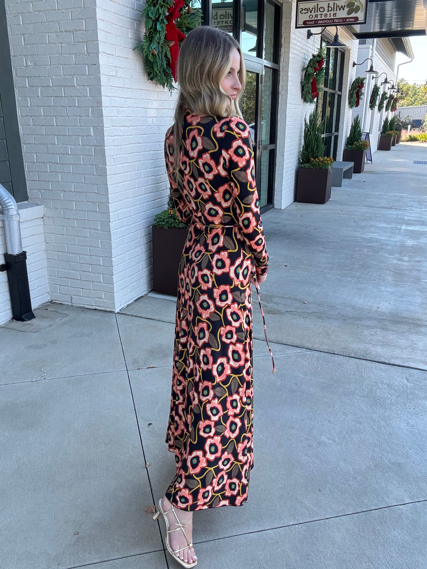 Elizabeth James Stevie Dress in Poppies