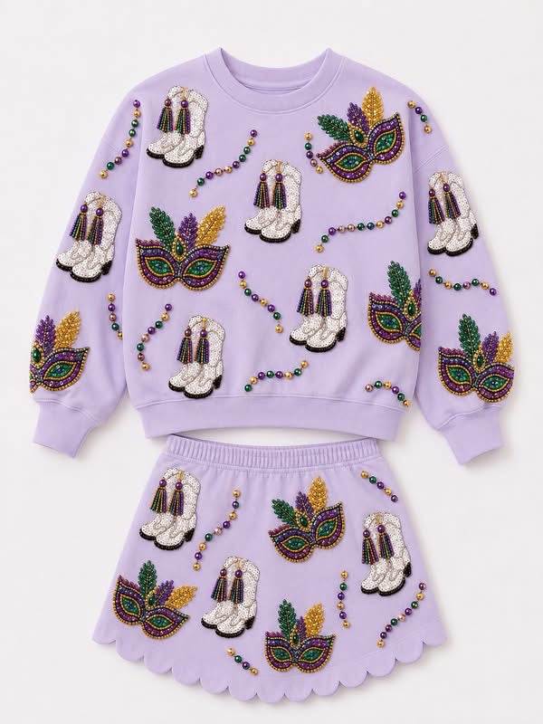 Mardi Gras Boots Set (PREORDER)
