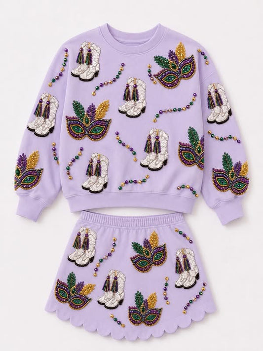 Mardi Gras Boots Set (PREORDER)