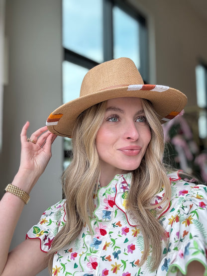 Campelle Marrakech Sand Hat with Vegan Leather Band