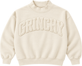 Grinchy Cozy Mockneck Sweatshirt Mom + Me in Cream (PREORDER)