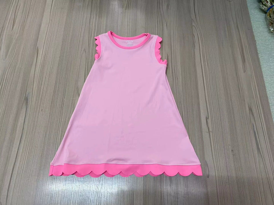 Scallop Detail Dress (multiple colors)