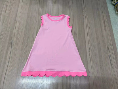 Scallop Detail Dress (multiple colors)
