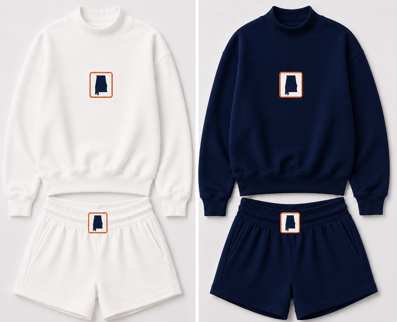 Alabama Blue Mockneck Set (PREORDER)