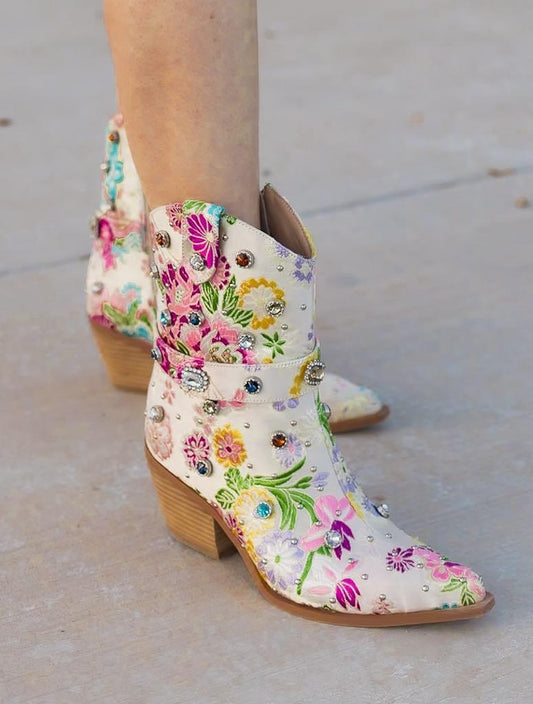 Floral Gem Boot