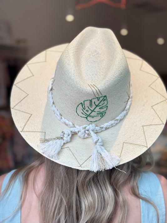 Tipsy Threads Monstera Hat