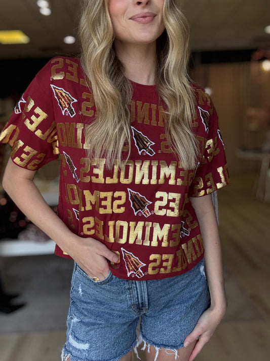 Stewart Simmons Licensed Florida State Repeat Tee