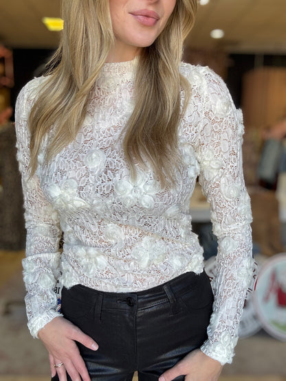 Lace Detail Top