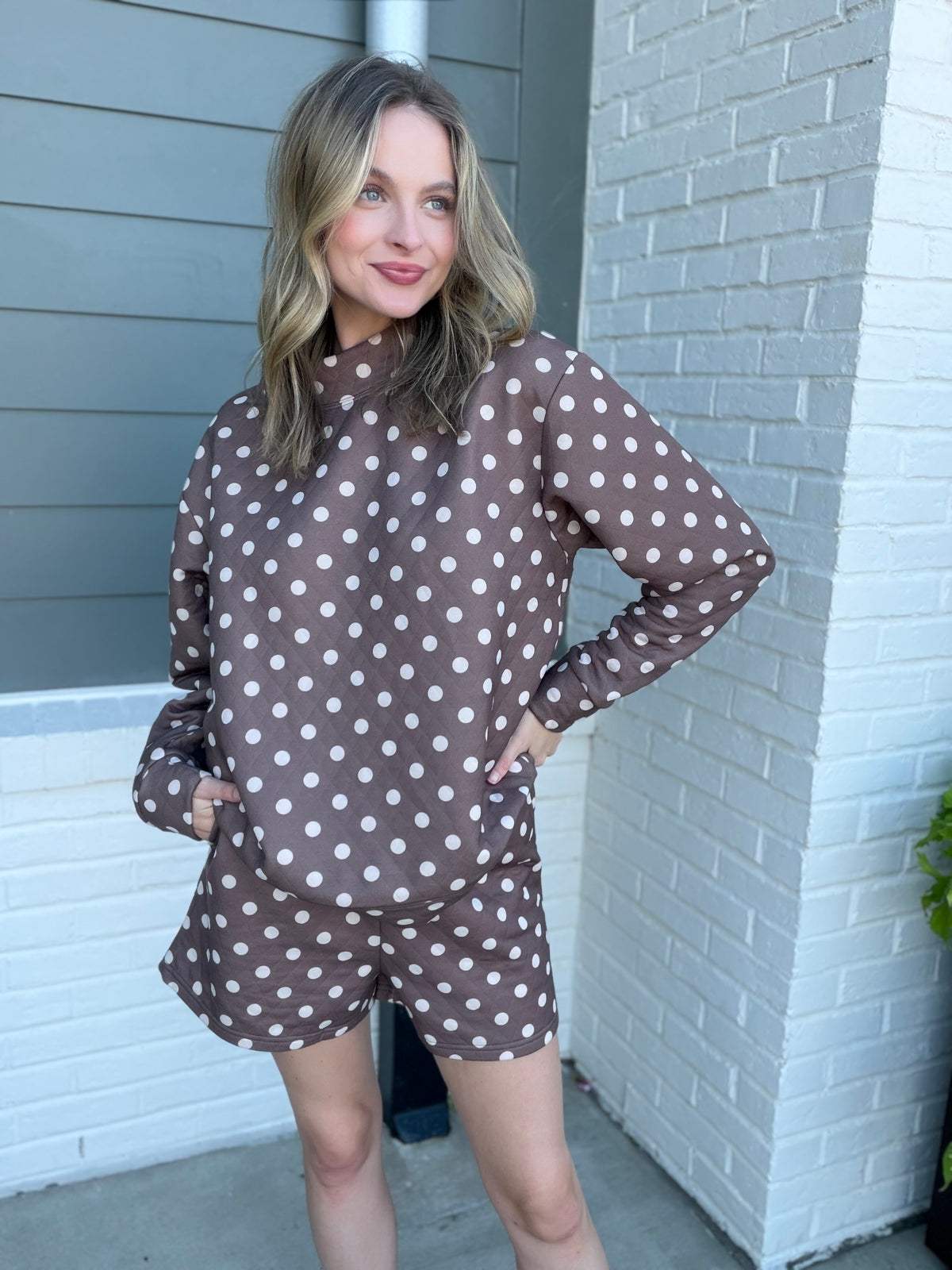 Quilted Polkadot Set