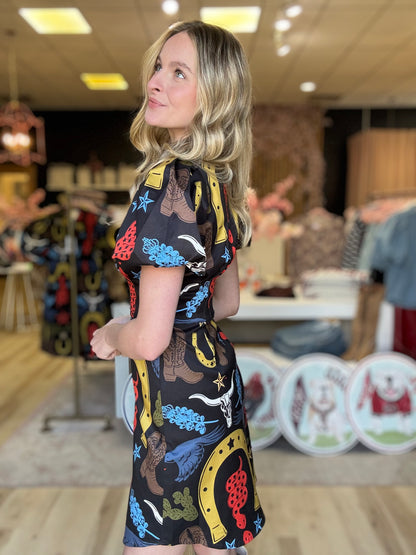 Emily Mccarthy Britt Dress in Lonestar