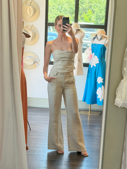 Melange Strapless Set