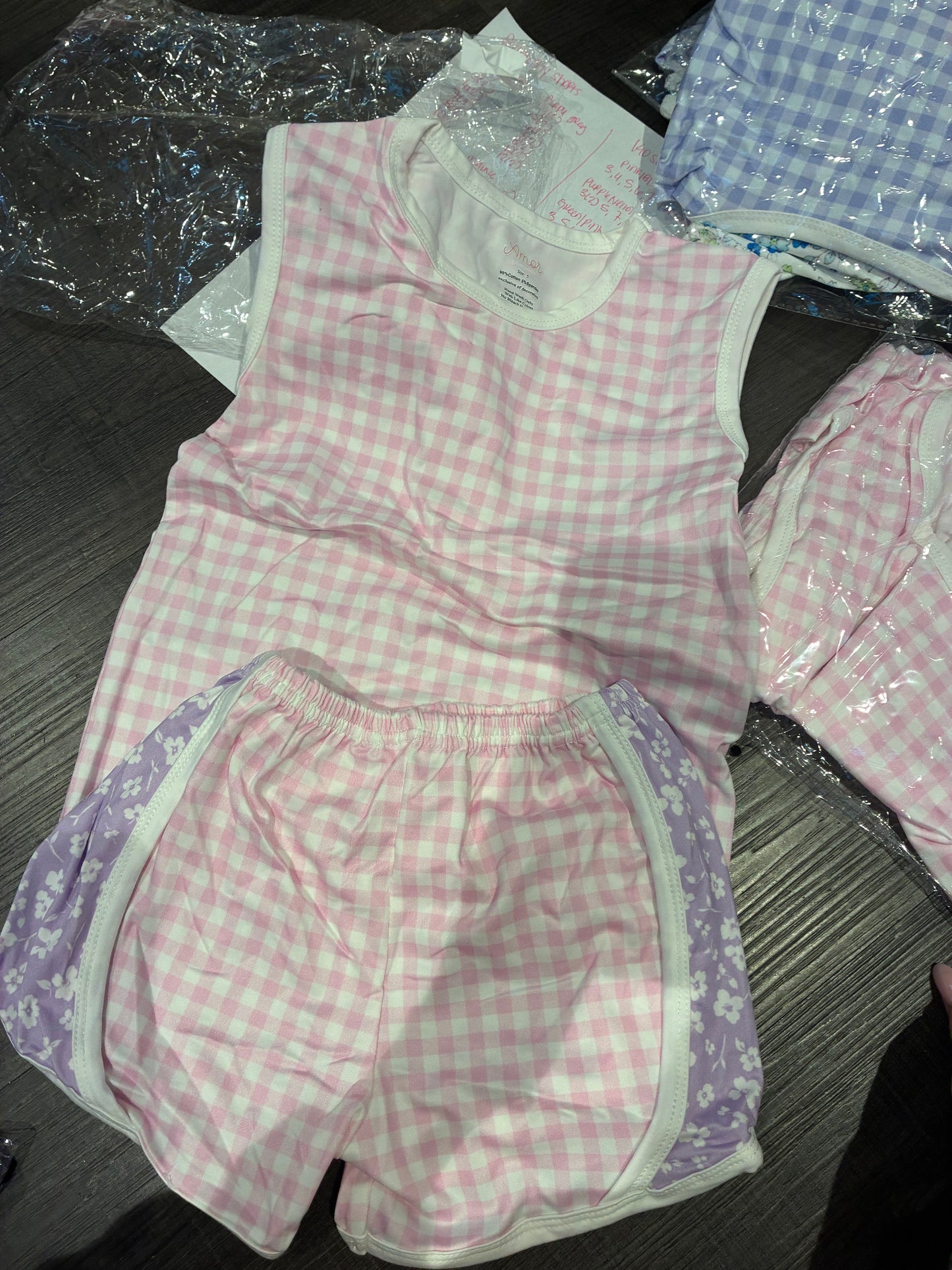 Girls Top + Shorts Set