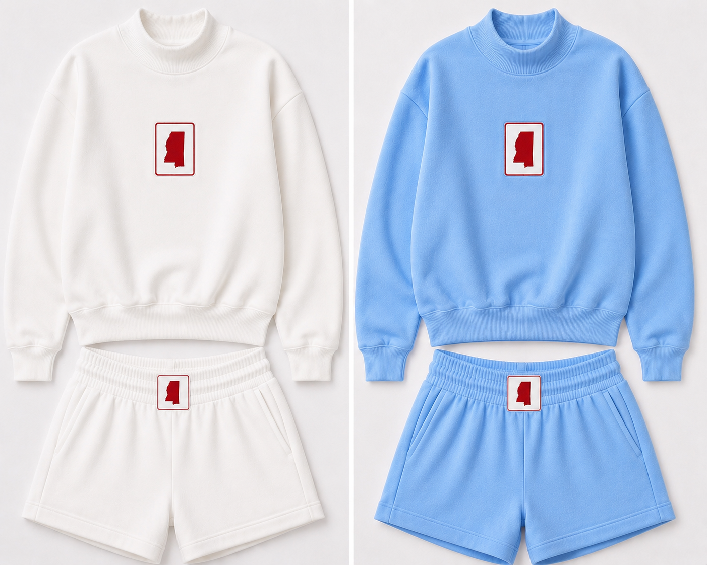 Mississippi Blue Mockneck Set (PREORDER)