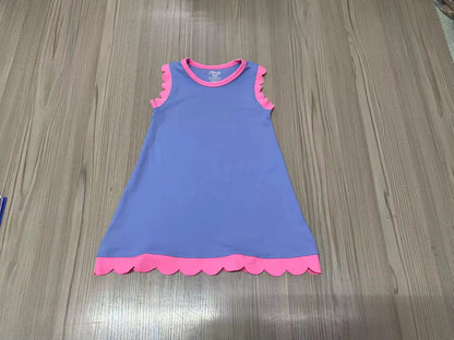 Scallop Detail Dress (multiple colors)