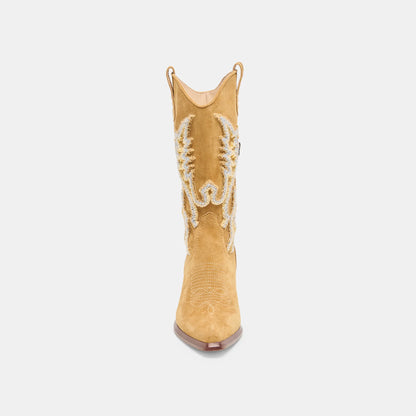 Dolce Vita Vila Boots in Caramel Suede