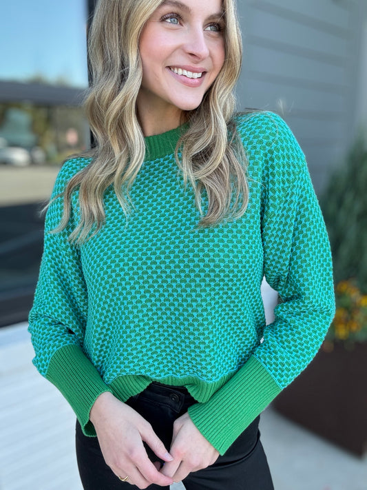Emily Mccarthy Boxy Sweater in JellyBean