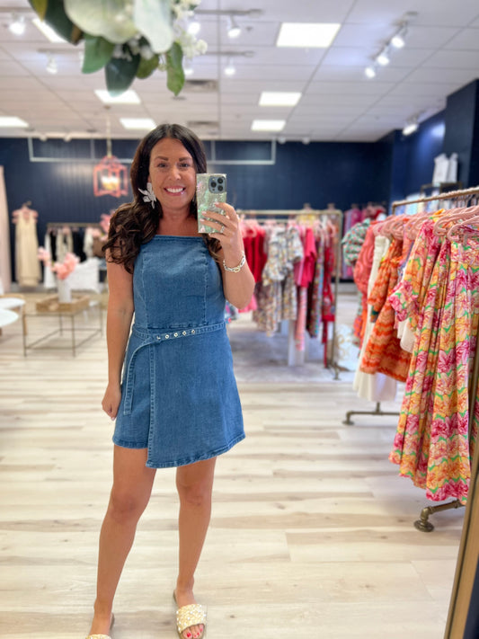 Denim Romper