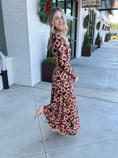 Elizabeth James Stevie Dress in Poppies