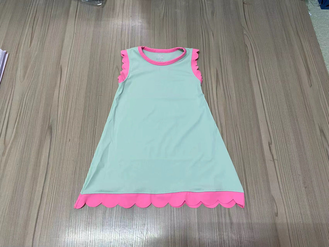Scallop Detail Dress (multiple colors)