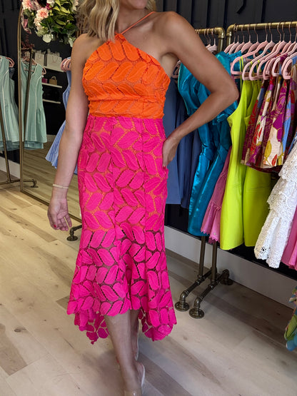 Colorblock Maxi Dress