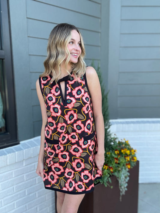 Elizabeth James Ellie Dress in Poppies