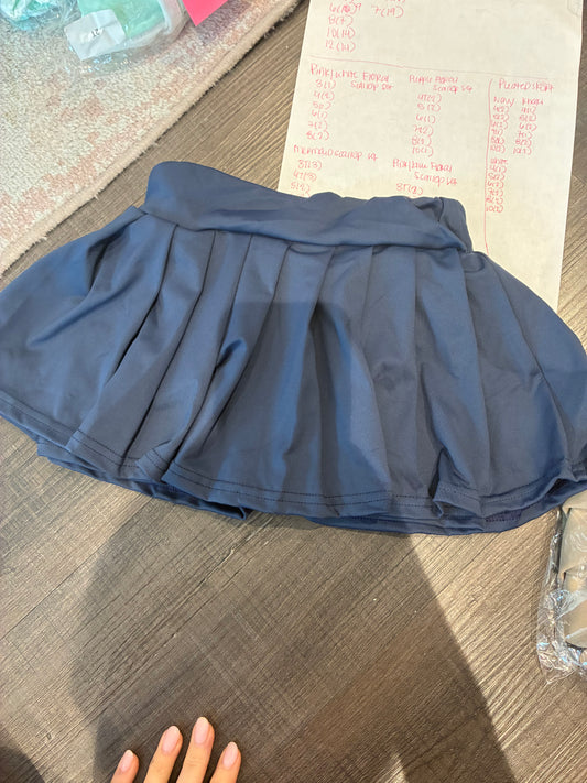 Kids Pleated Skort (multiple colors)